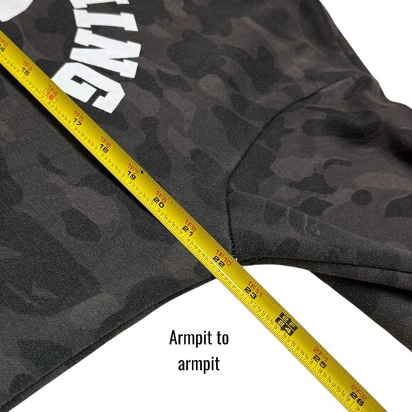 Authentic Bathing Ape Camouflage Crewneck Sweater Comfy Cozy Unisex XL *FLAWED - Picture 13 of 14